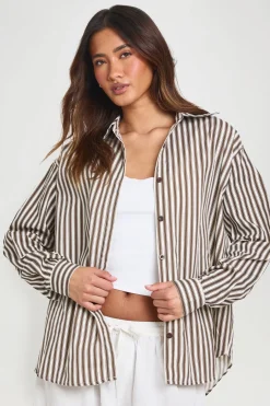 Chemise Rayée Oversize