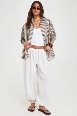 Chemise Rayée Oversize