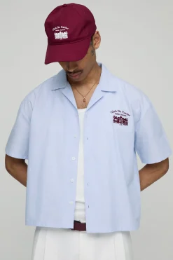 Chemise à rayures imprimées Oversized Boxy Club De Caviar