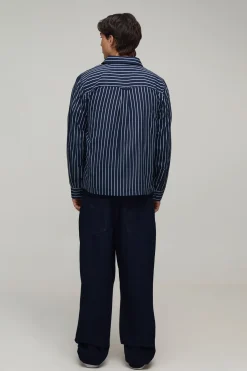 Chemise À Rayures À Manches Longues Coupe Regular