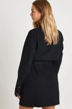 boohoo Chemise-robe en denim<Femme Denim|Denim