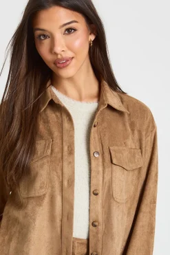 Chemise Surdimensionnée en Synthétique