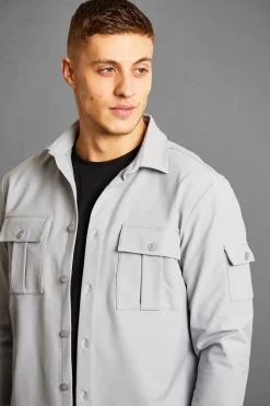 Chemise surdimensionnée légère à manches longues
