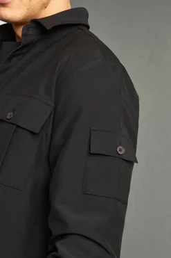 Chemise surdimensionnée légère à manches longues