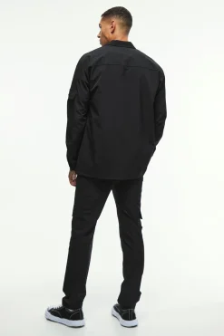 Chemise surdimensionnée légère à manches longues