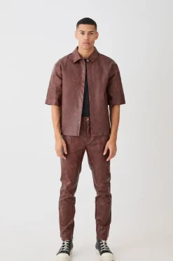Chemise surdimensionnée Ombre synthétique