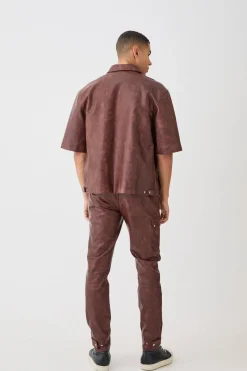 Chemise surdimensionnée Ombre synthétique