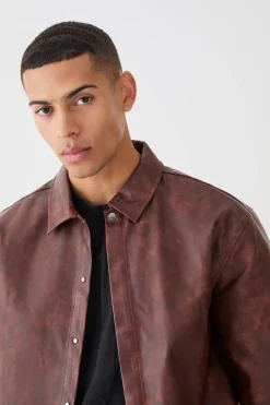 Chemise surdimensionnée Ombre synthétique