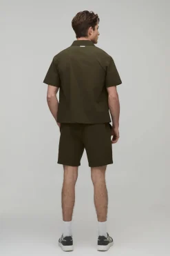 Chemise Technique à Manches Courtes Coupe Régulière