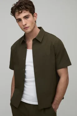 Chemise Technique à Manches Courtes Coupe Régulière