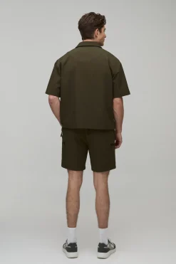 Chemise Technique à Manches Courtes Revere Oversize