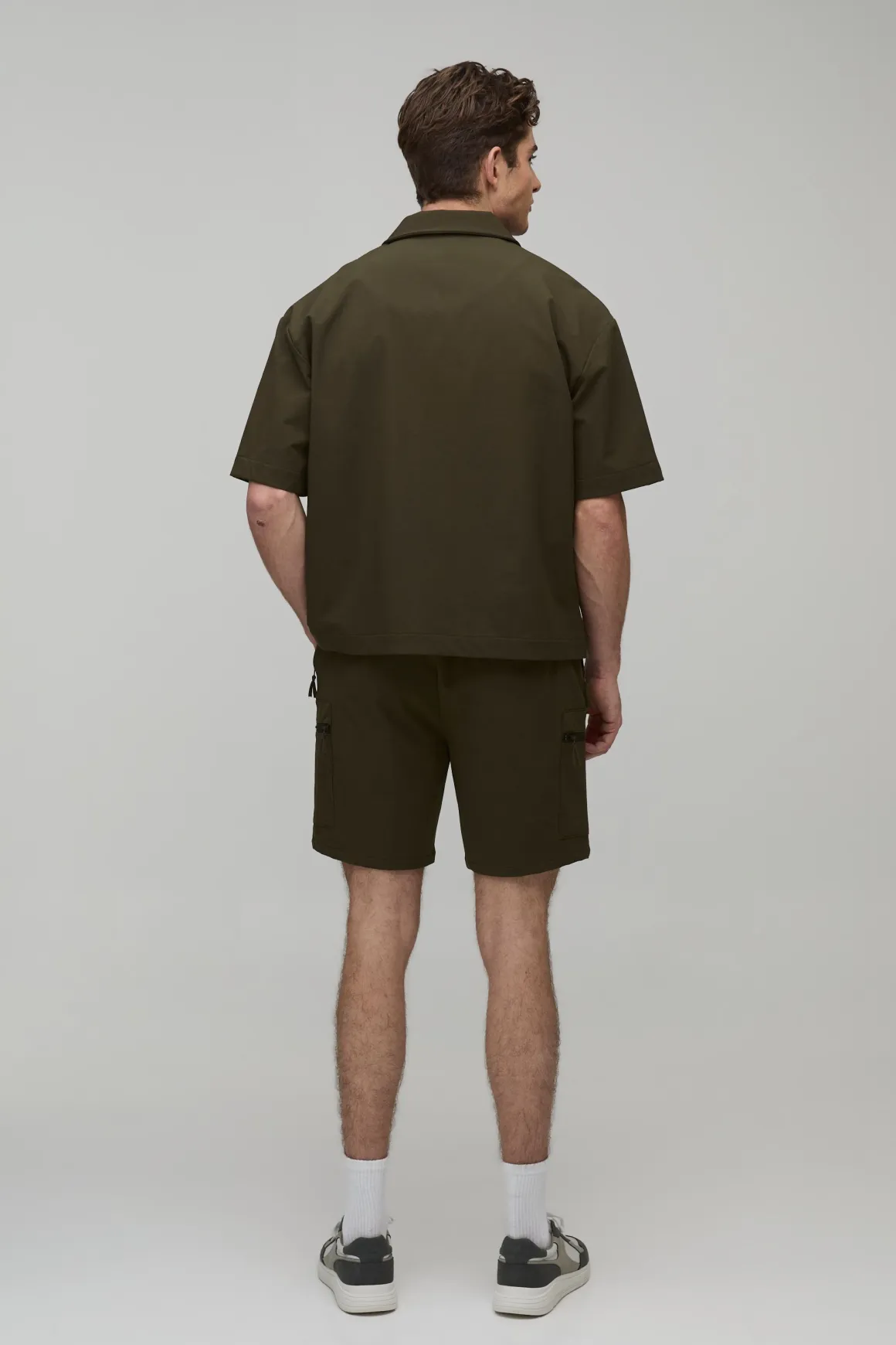 Chemise Technique à Manches Courtes Revere Oversize