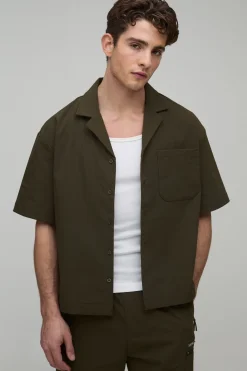 Chemise Technique à Manches Courtes Revere Oversize