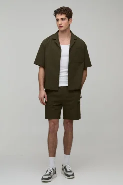 Chemise Technique à Manches Courtes Revere Oversize