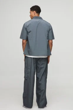Chemise technique ripstop oversize