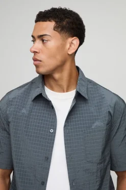 Chemise technique ripstop oversize