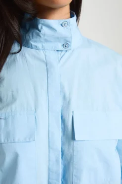 Chemise Utilitaire En Coton À Col Cheminée