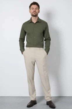 Burton Chemise Ajustée À Manches Longues Facile À Repasser<Homme Chemises