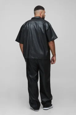 Chemise à zip Plus Croc synthétique