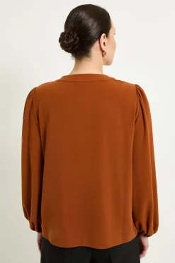 Chemisier À Découpe Goutte D'eau Avec Détails Boutonnés