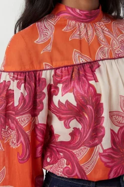 KarenMillen Chemisier À Manches Ballon Baroque<Femme Tops