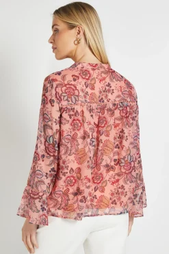Wallis Chemisier Petite À Détail De Poignets Floraux Et Finitions Ajourées<Femme Tops