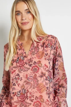 Wallis Chemisier Petite À Détail De Poignets Floraux Et Finitions Ajourées<Femme Tops