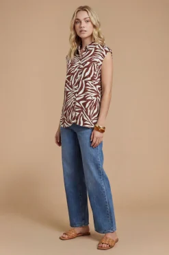 Dorothy Perkins Chemisier Utilitaire À Imprimé Avec Détail De Poche Et Boutonnage<Femme Tops