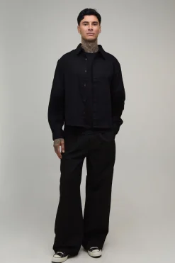 Chino Ample Taille Haute Élastiquée Essentiel