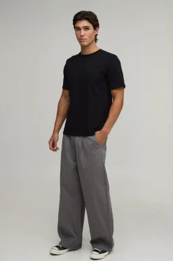 Chino Baggy Essentiel À Taille Élastique