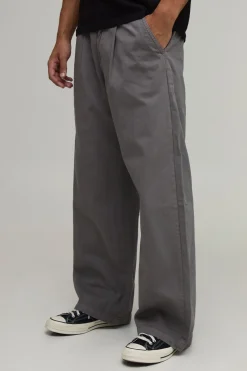 Chino Baggy Essentiel À Taille Élastique