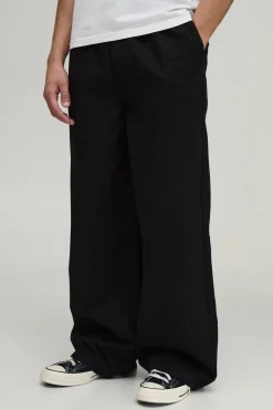 boohooMAN Chino Décontracté Essentiel À Taille Élastiquée<Homme Essentiels