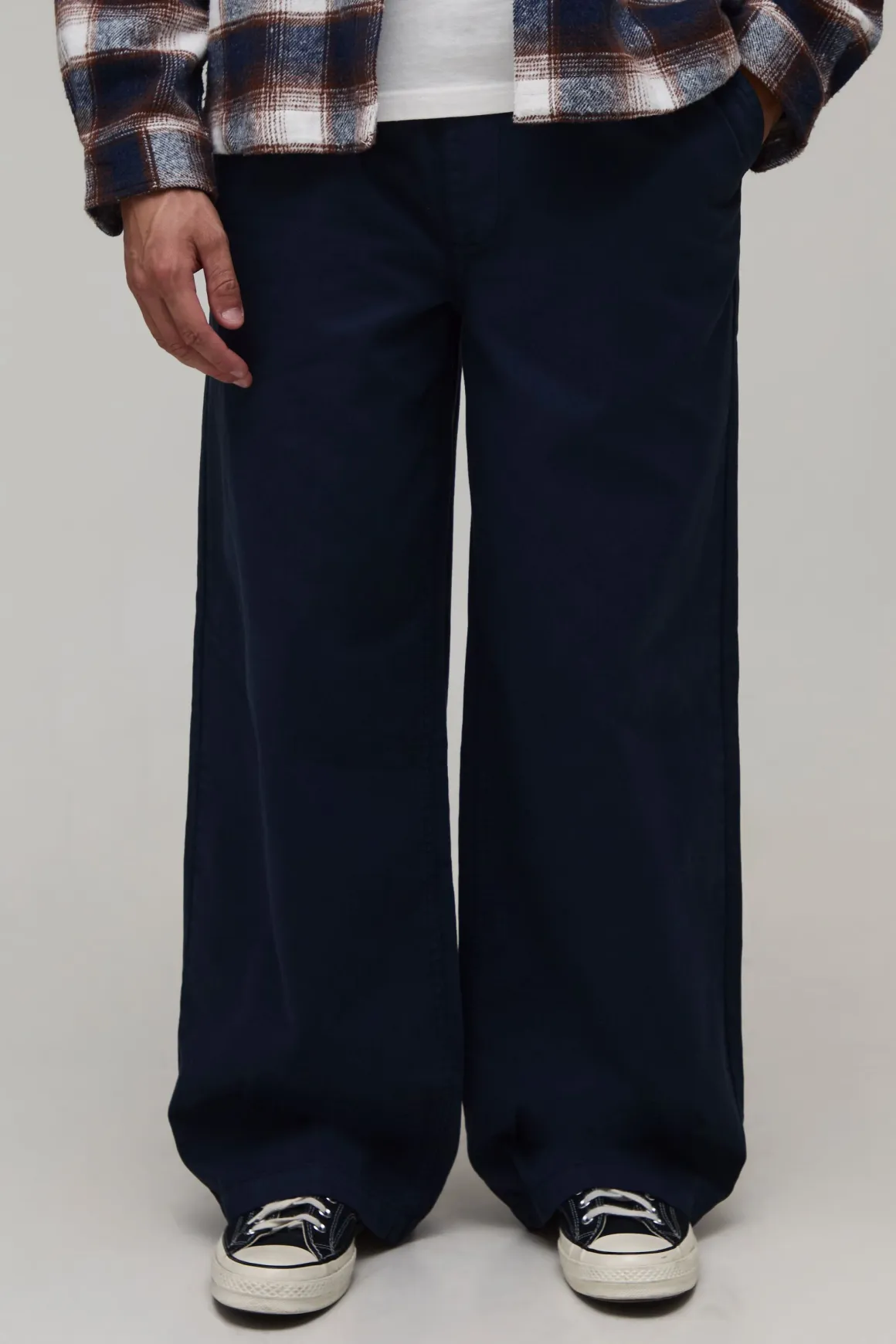 Chino Essentiel Décontracté À Taille Élastiquée