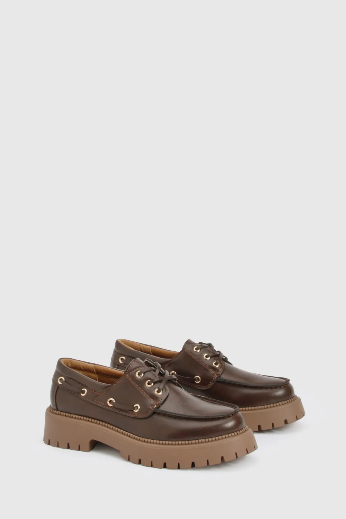 Chunky Boat Shoe Loafers