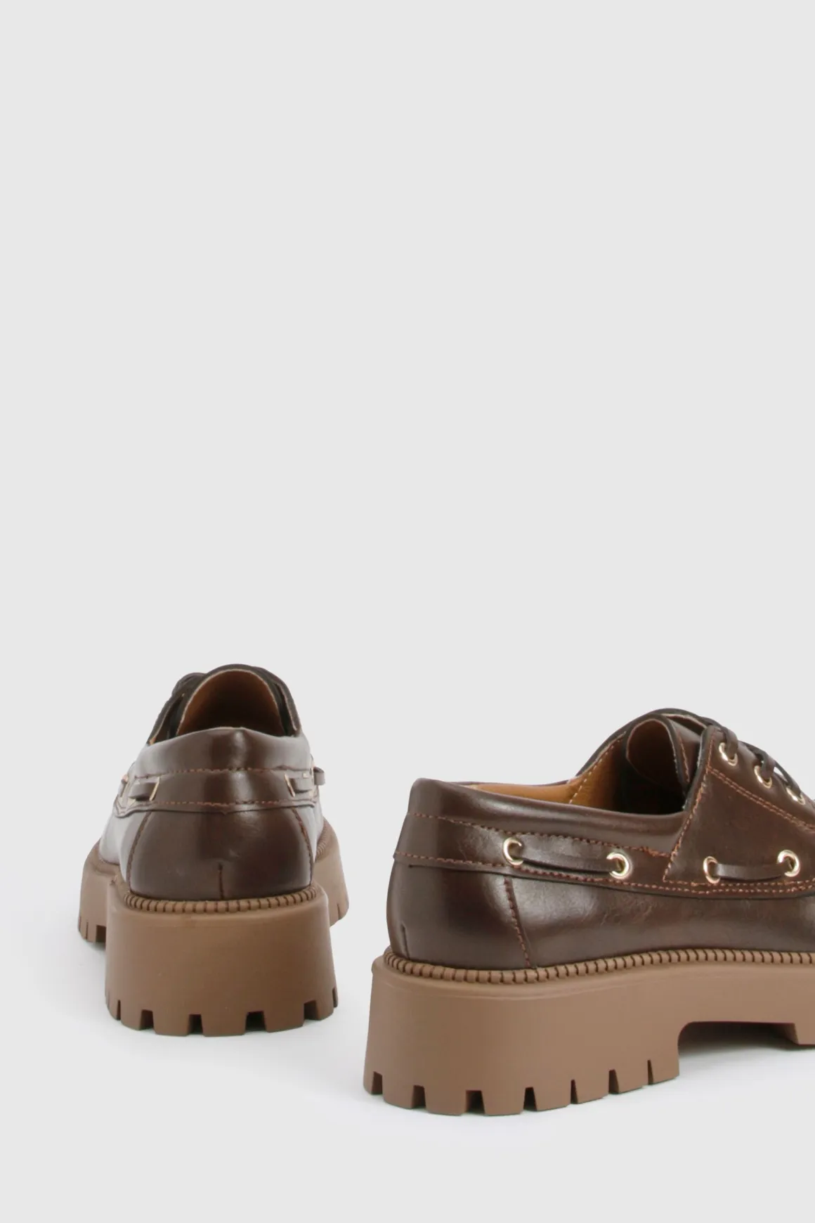 Chunky Boat Shoe Loafers