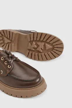 Chunky Boat Shoe Loafers