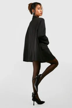 Collants À Couture Arrière Avec Détail Nœud