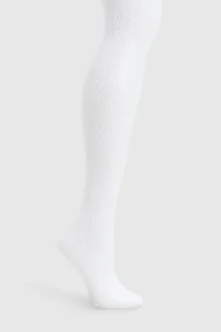 Collants en résille imprimés à motif de nœud