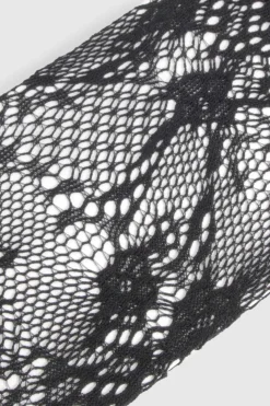 boohoo Collants Résille À Détails Dentelle<Femme Lingerie Et Sous-Vêtements|Satin Et Dentelle