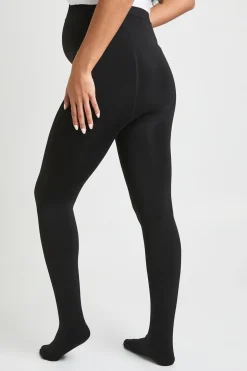 Collants thermiques de maternité avec soutien pour le ventre et doublure en polaire