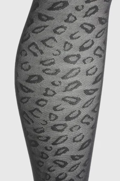 boohoo Collants transparents à imprimé léopard<Femme Lingerie Et Sous-Vêtements|Imprimé Léopard
