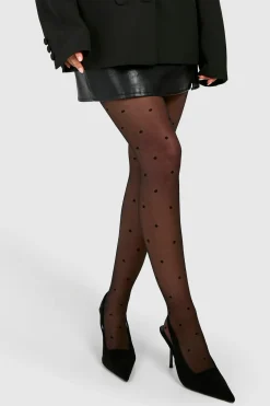 boohoo Collants Transparents À Pois<Femme Lingerie Et Sous-Vêtements|Pois
