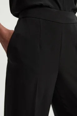 Collection Archive - Pantalon Petite en Satin Tailleur à Jambes Évasées