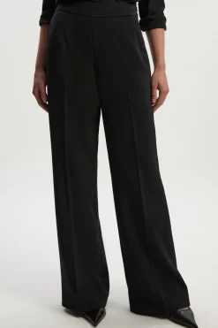 Collection Archive - Pantalon Petite en Satin Tailleur à Jambes Évasées