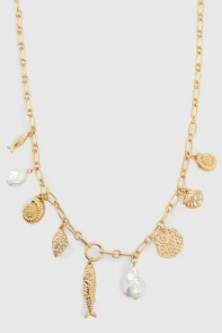 Collier À Breloques Pendentif Océan