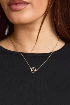 boohoo Collier Chaîne Cœur Diamanté< Colliers