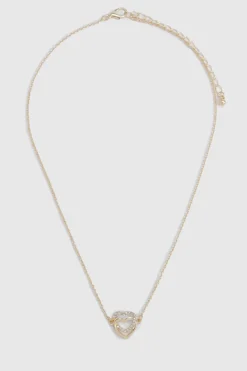 boohoo Collier Chaîne Cœur Diamanté< Colliers