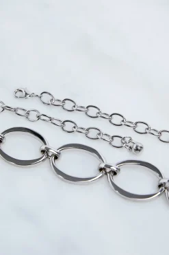 KarenMillen Collier chaîne surdimensionné à cristaux européens sertis à la main< Colliers