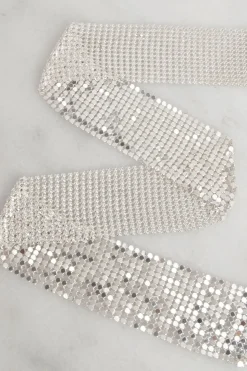 Collier Écharpe Maille Métallique