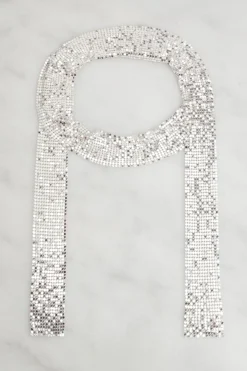 Collier Écharpe Maille Métallique
